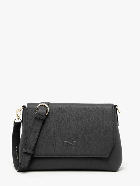 Cross Body Tas Tycia Leder Nathan baume Zwart victoria 89